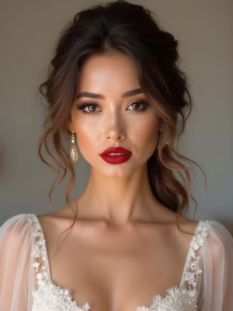 effortlessly cool messy bridalhair