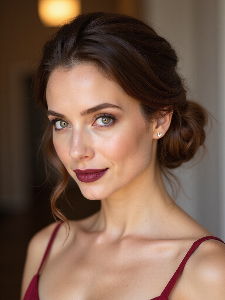 effortlessly elegant low chignon