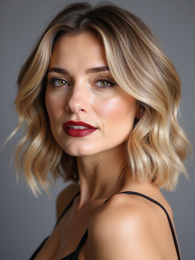 effortlessly modern bridal lob
