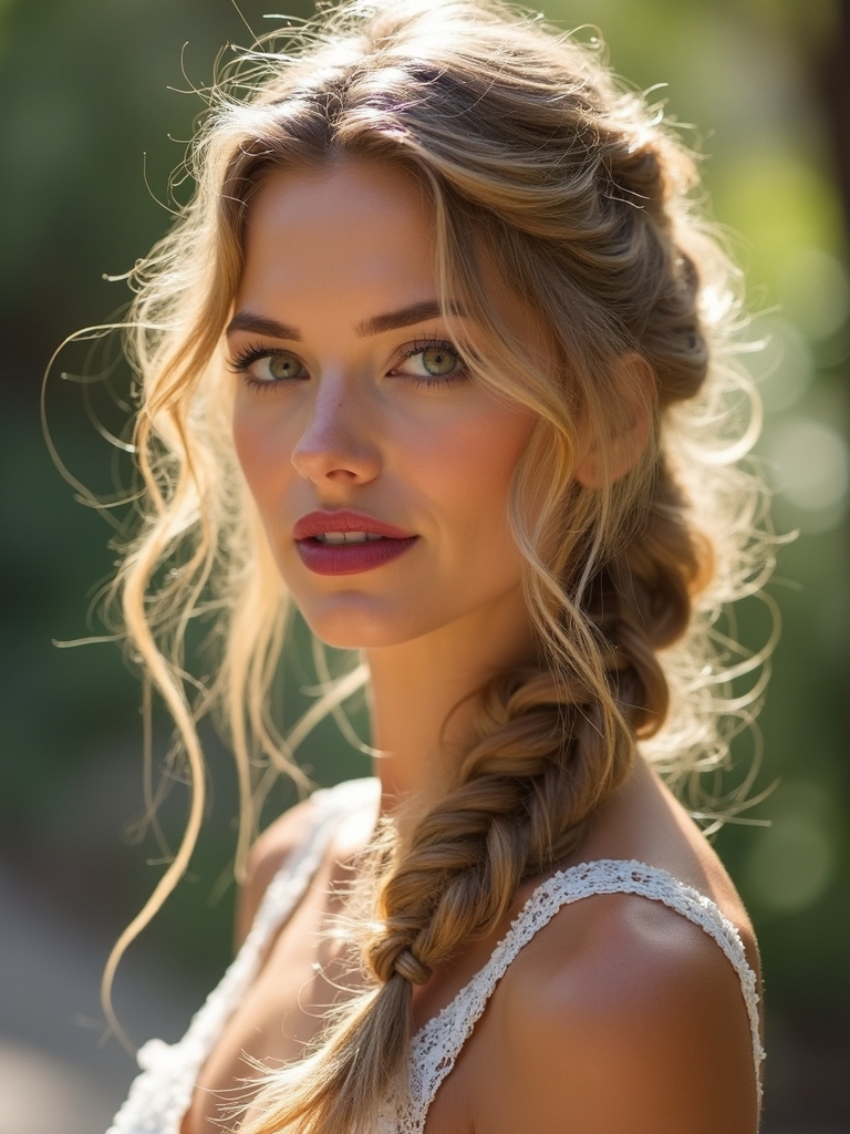 effortlessly wild fishtail braid