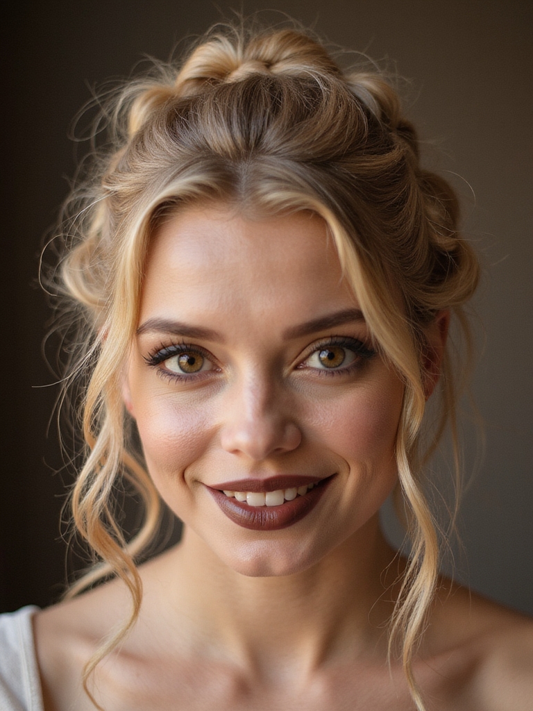 elegant bridal braided updos