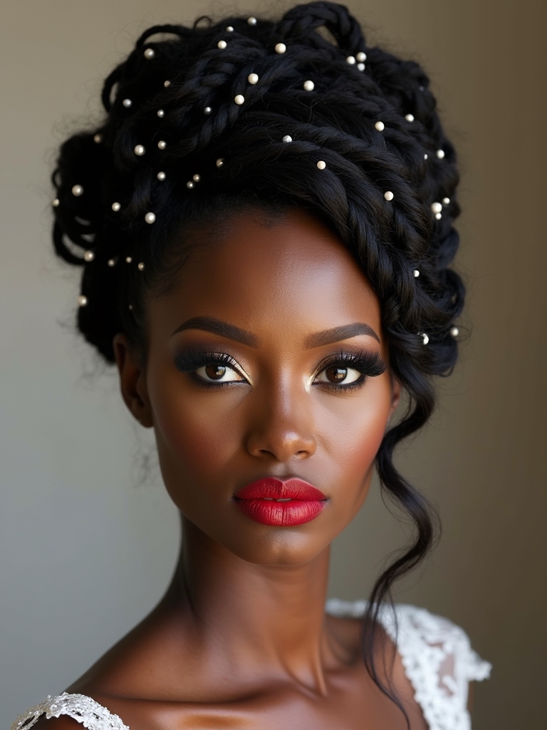 elegant bridal hairstyles for black women