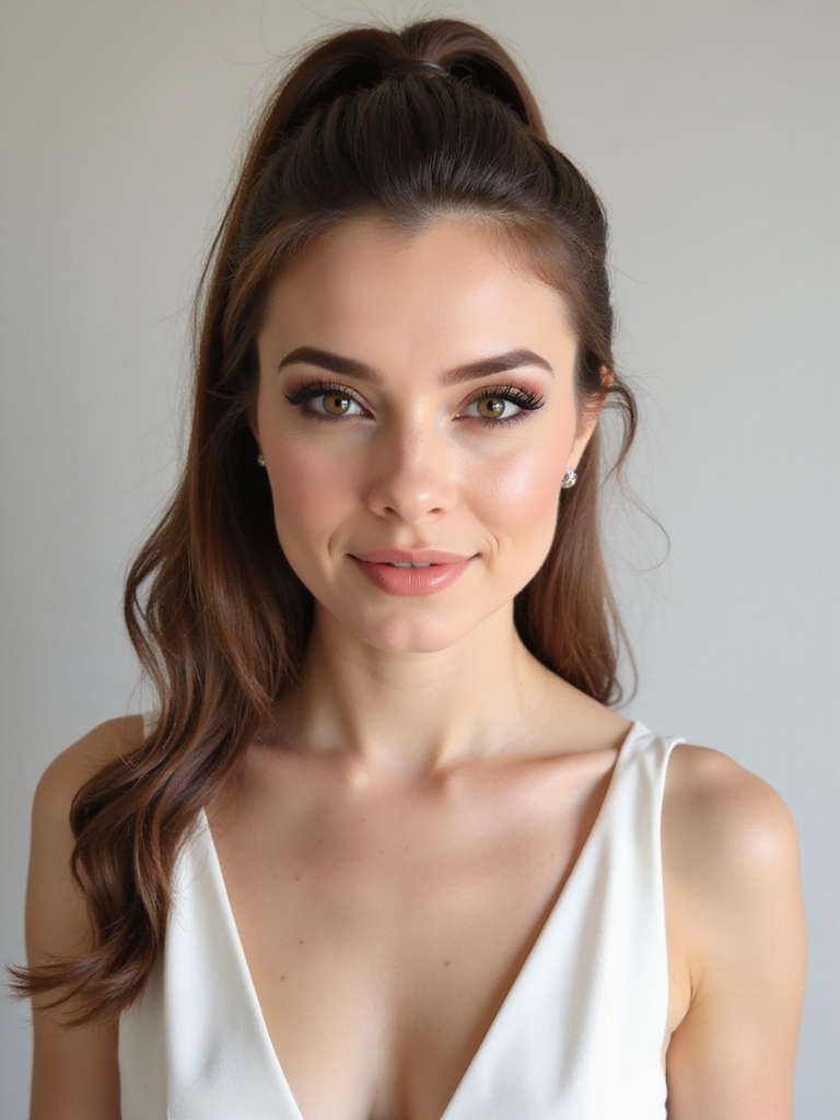 elegant bridal ponytail styles