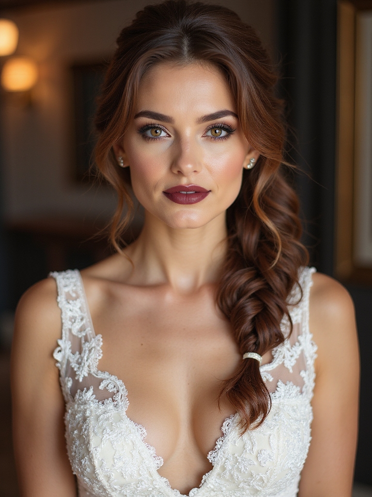 elegant bridal updo styles
