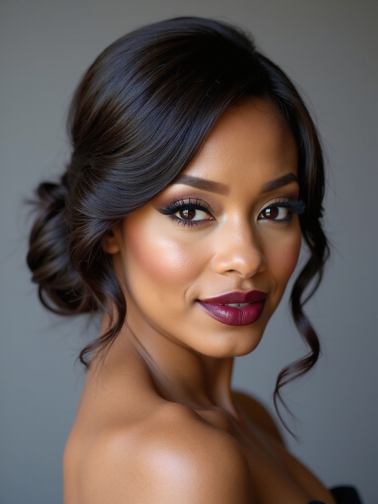 elegant bridesmaid updo styles