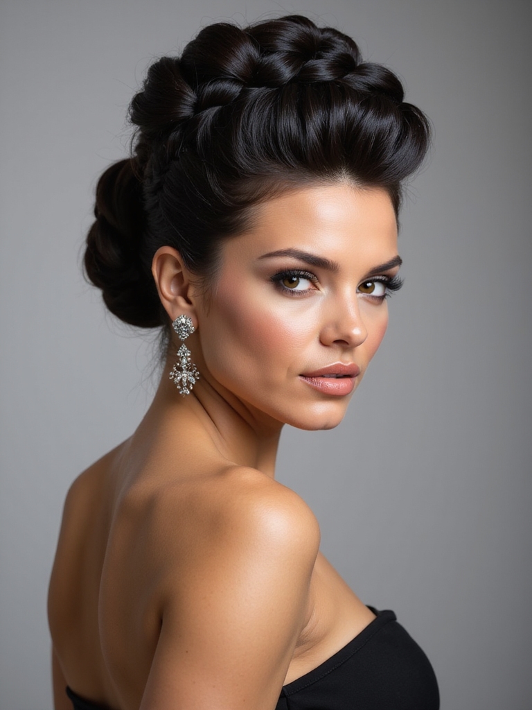 elegant customizable braided crown