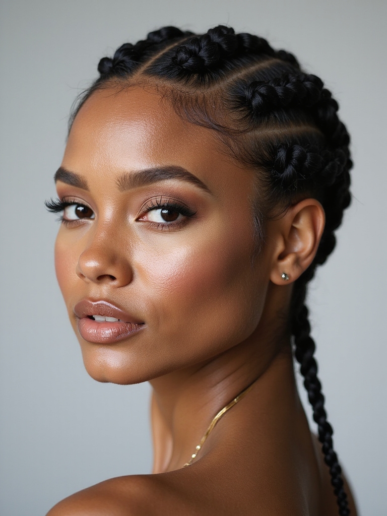 elegant intricate braids for short