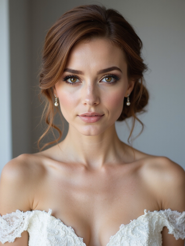 elegant low chignon hairstyle