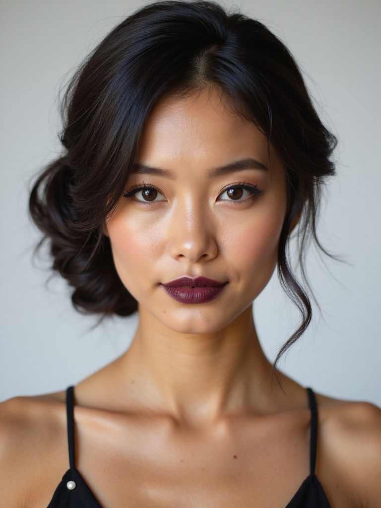 elegant low chignon styles
