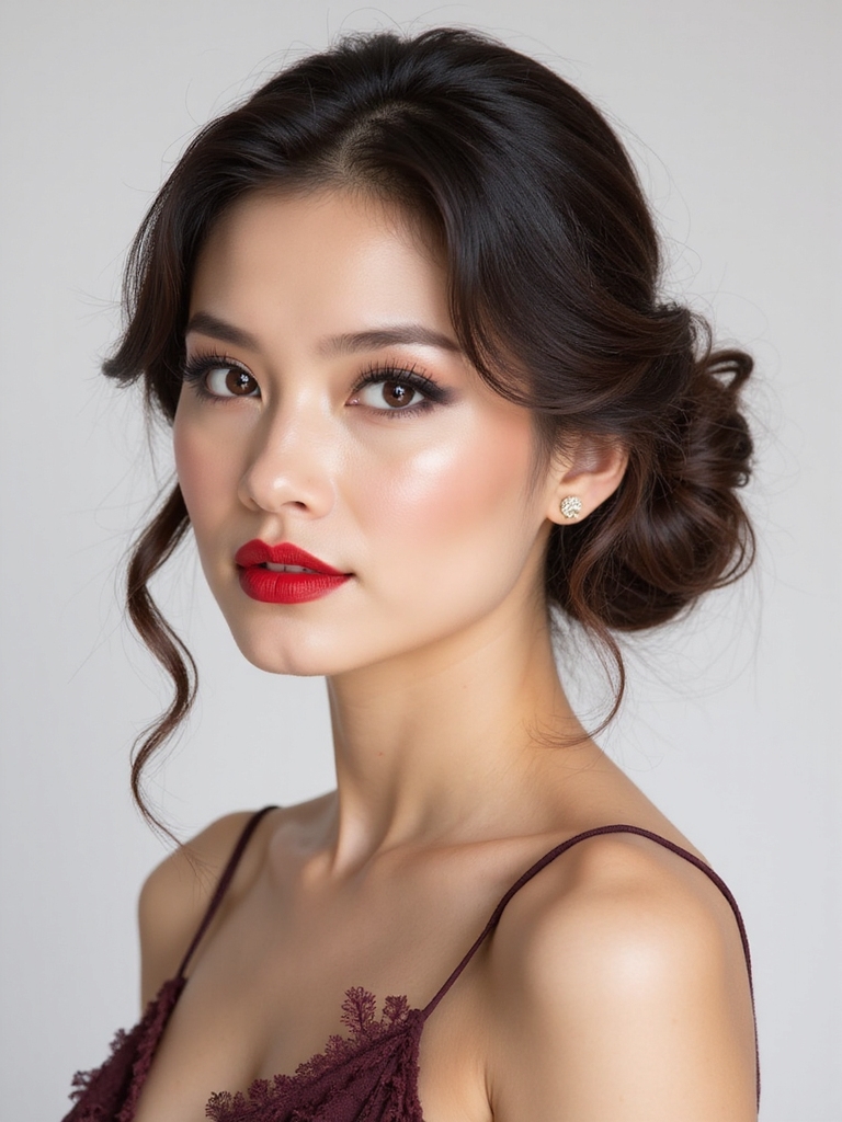 elegant polished braided bun