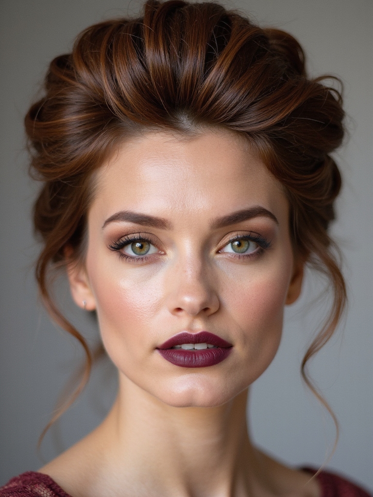 elegant sculpted ballerina bun