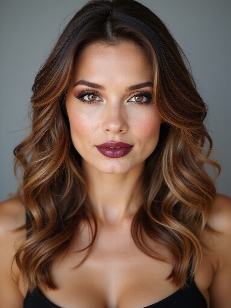 elegant soft waves hairstyle