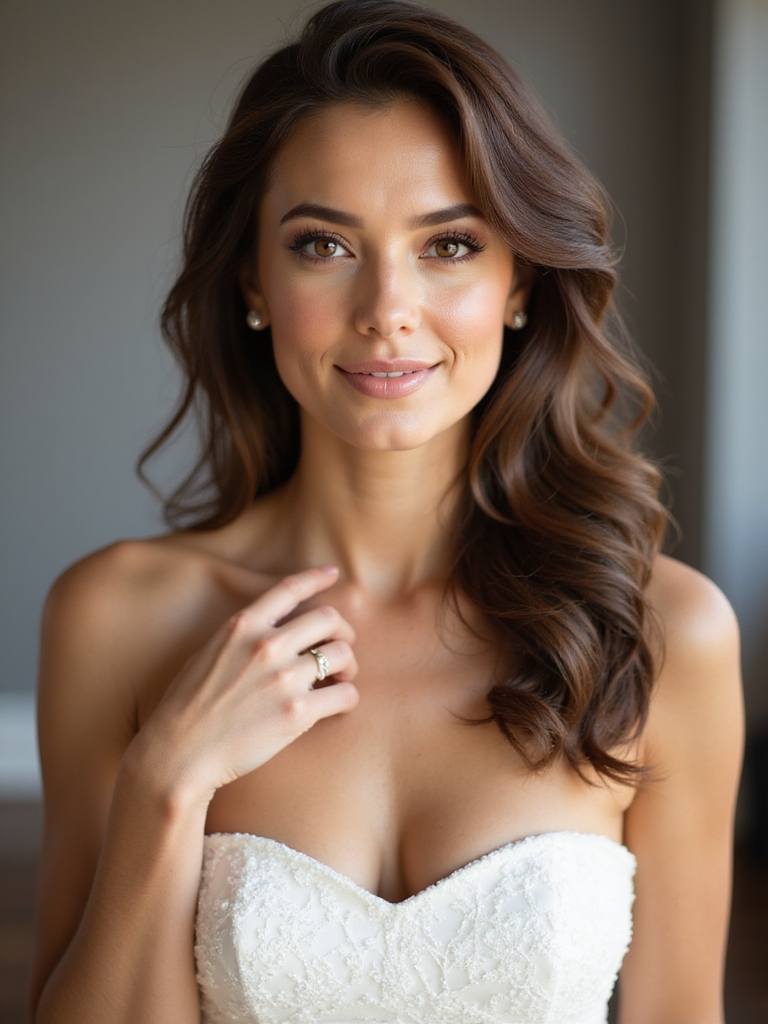 elegant updos for strapless