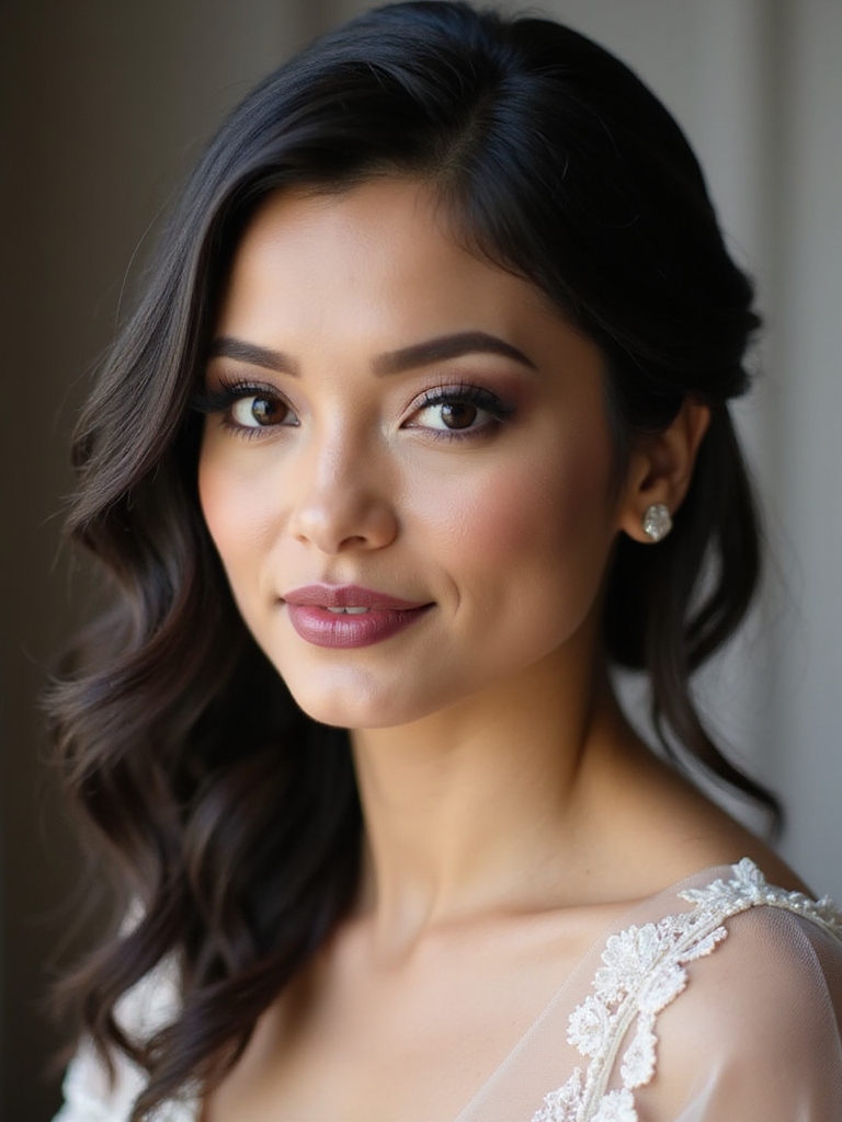 elegant vintage inspired waves