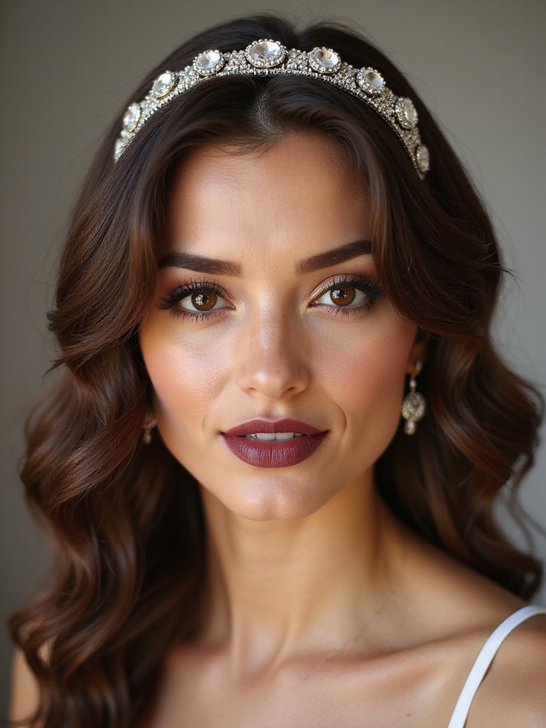 elegant waves with accessories