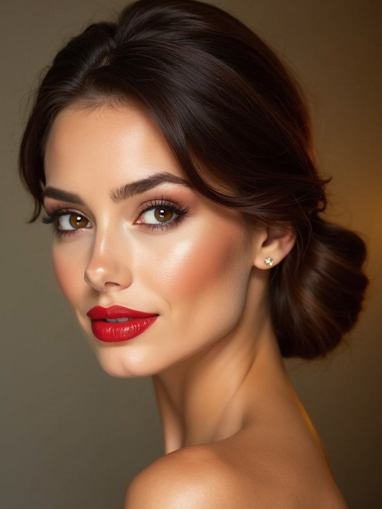 flattering low bun styles