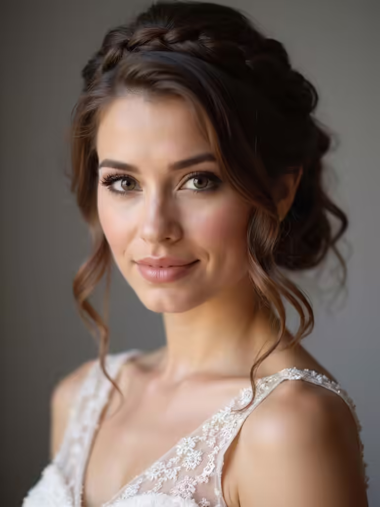glamorous bridesmaid hair styles
