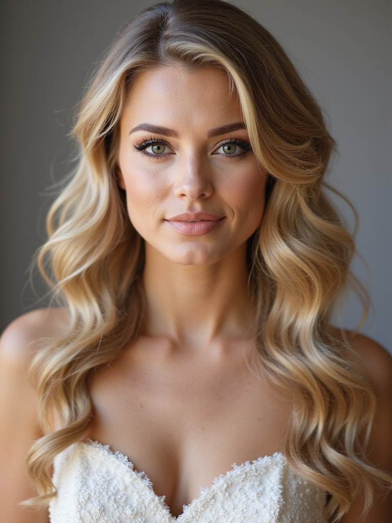 glamorous loose waves vs curls