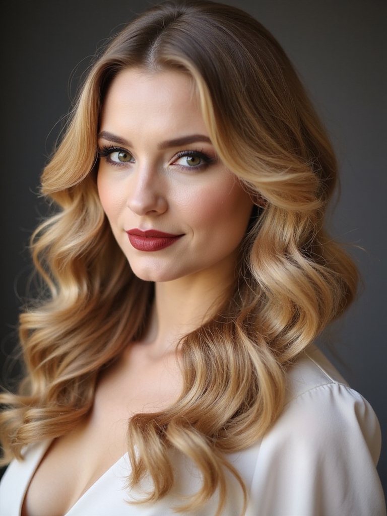 glamorous old hollywood waves