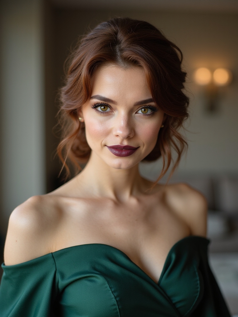 hairstyle matched to silhouette