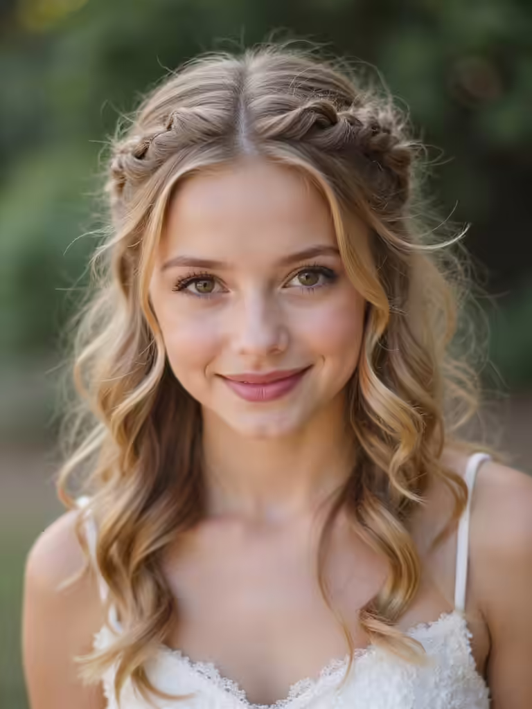 hairstyles for young bridesmaids