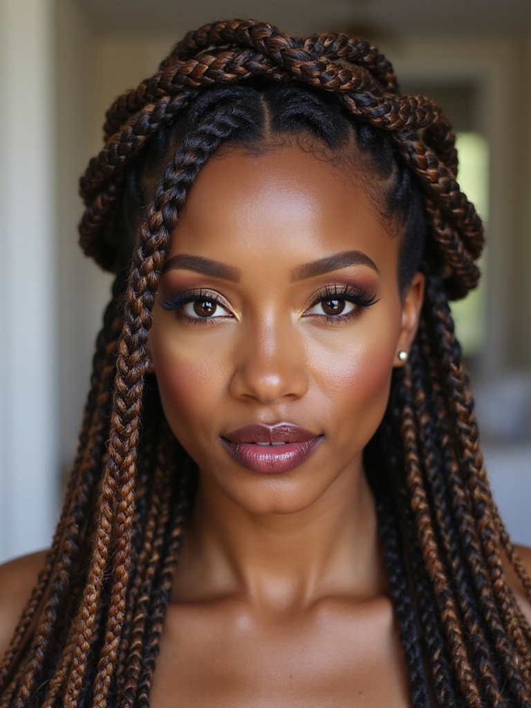 heirloom braids modern accents
