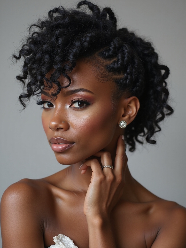 heritage inspired black bridal hairstyles