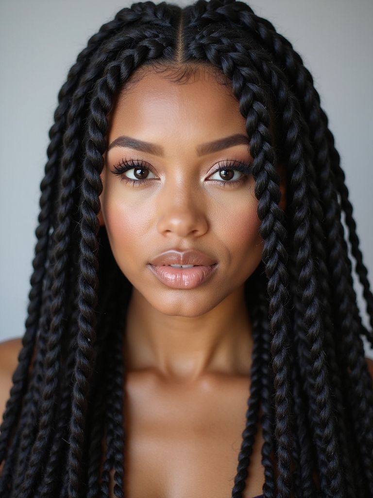 intricate african braided elegance