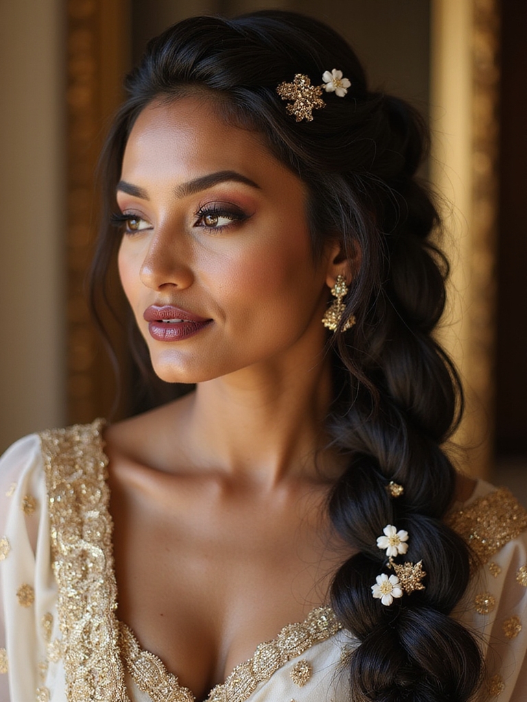 jasmine infused bridal braids