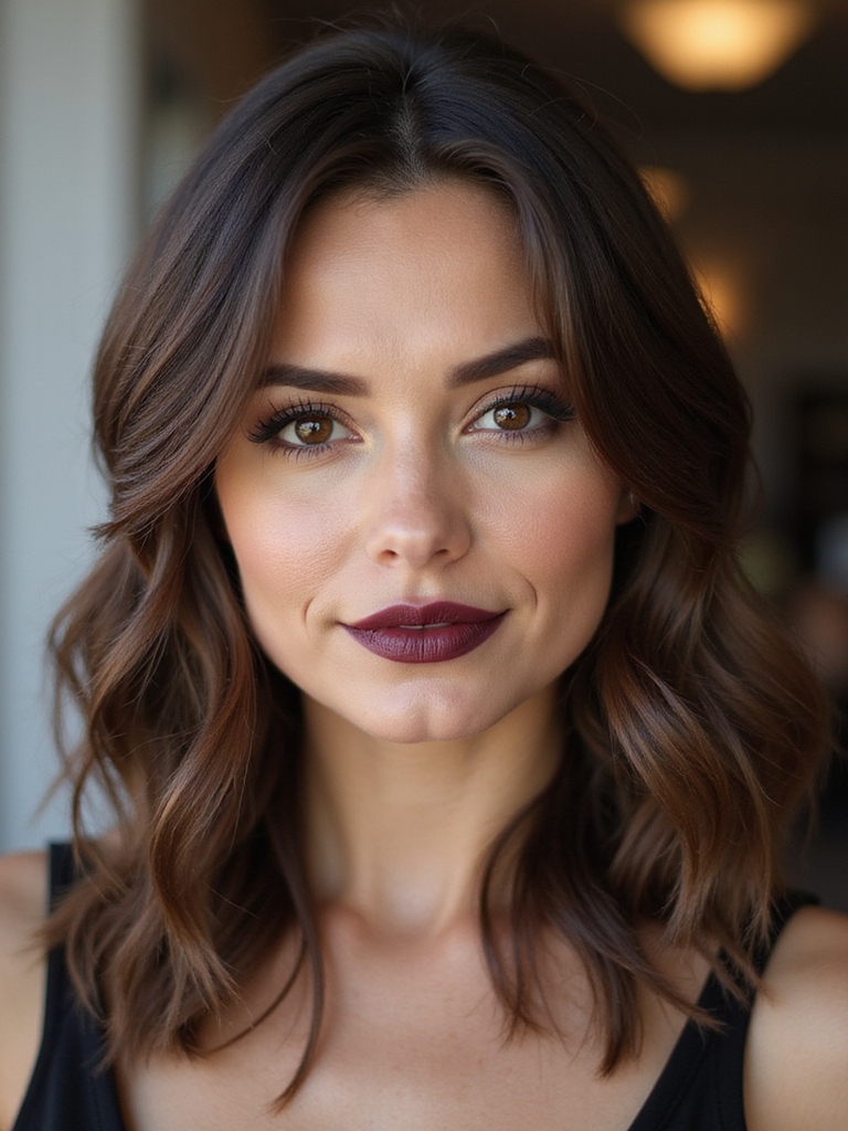 layers elongate round face