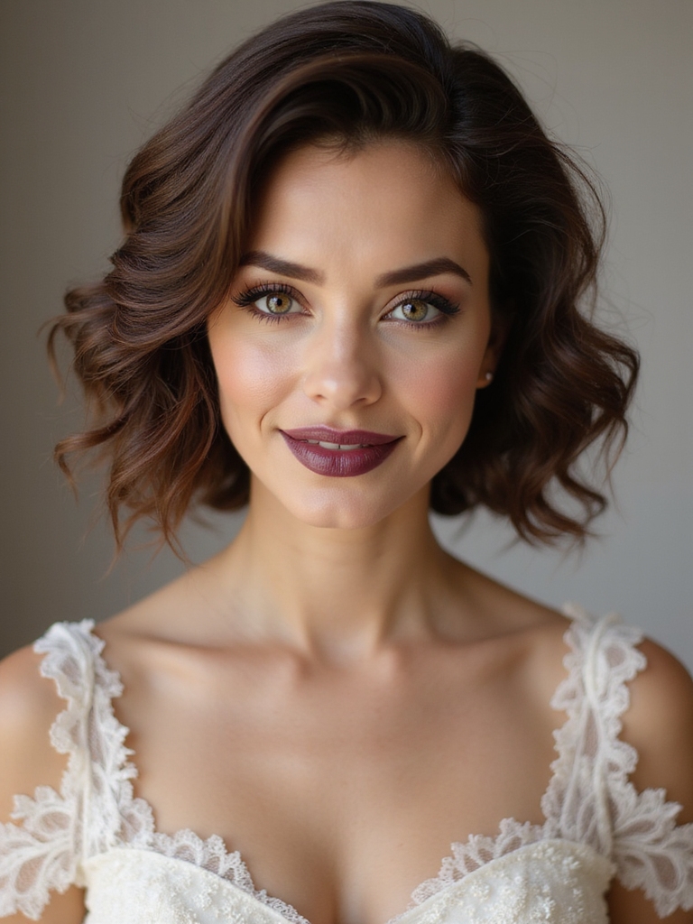 lightweight scrunched diffused romantic curls