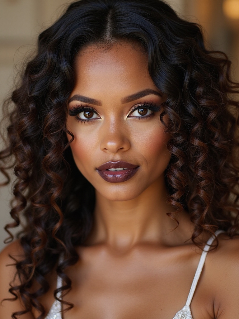 loose curls with frizz control