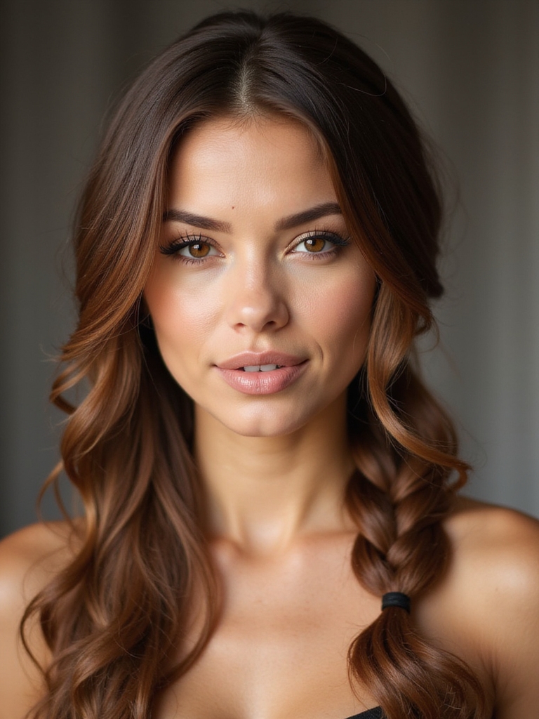 loose fishtail braid cascade