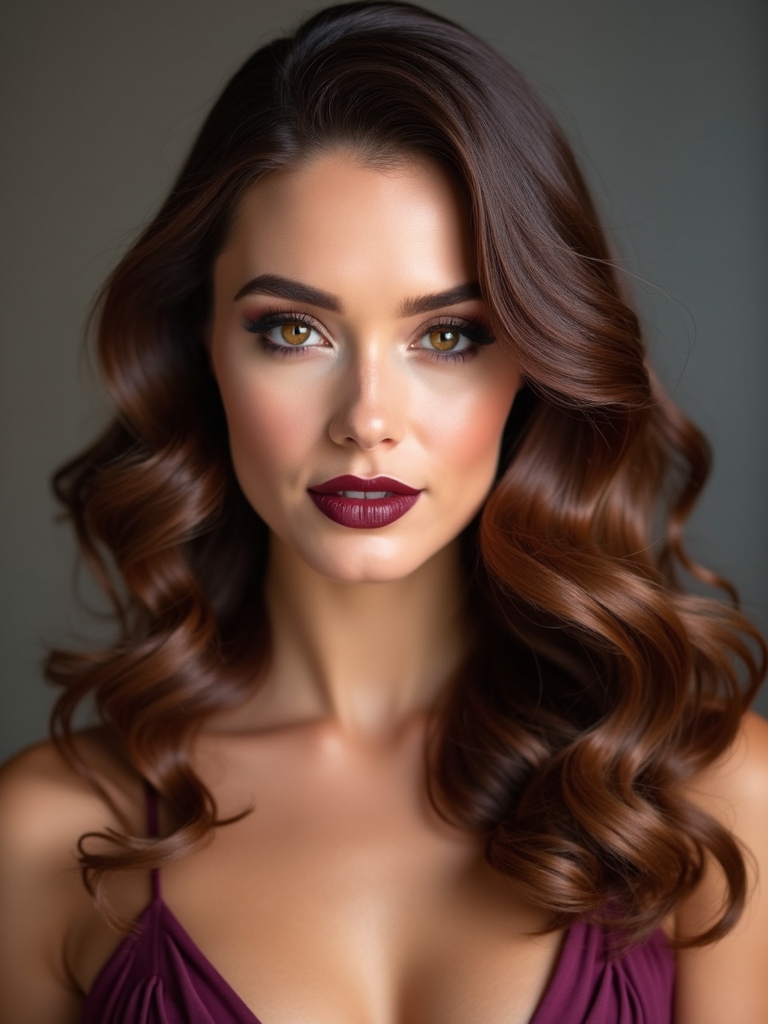 loose hollywood inspired curls