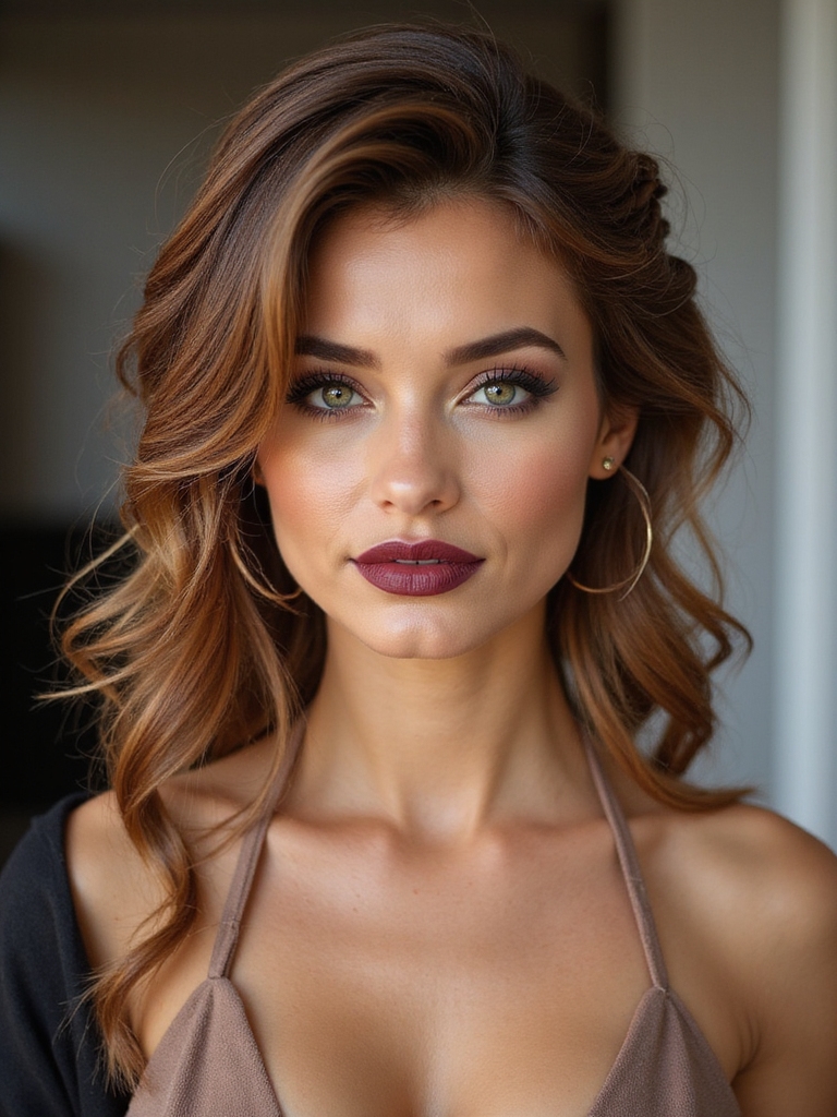 loose romantic textured low bun