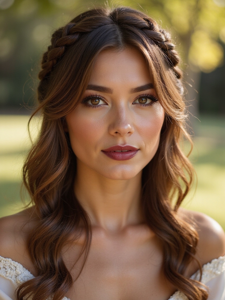 loose textured boho braids