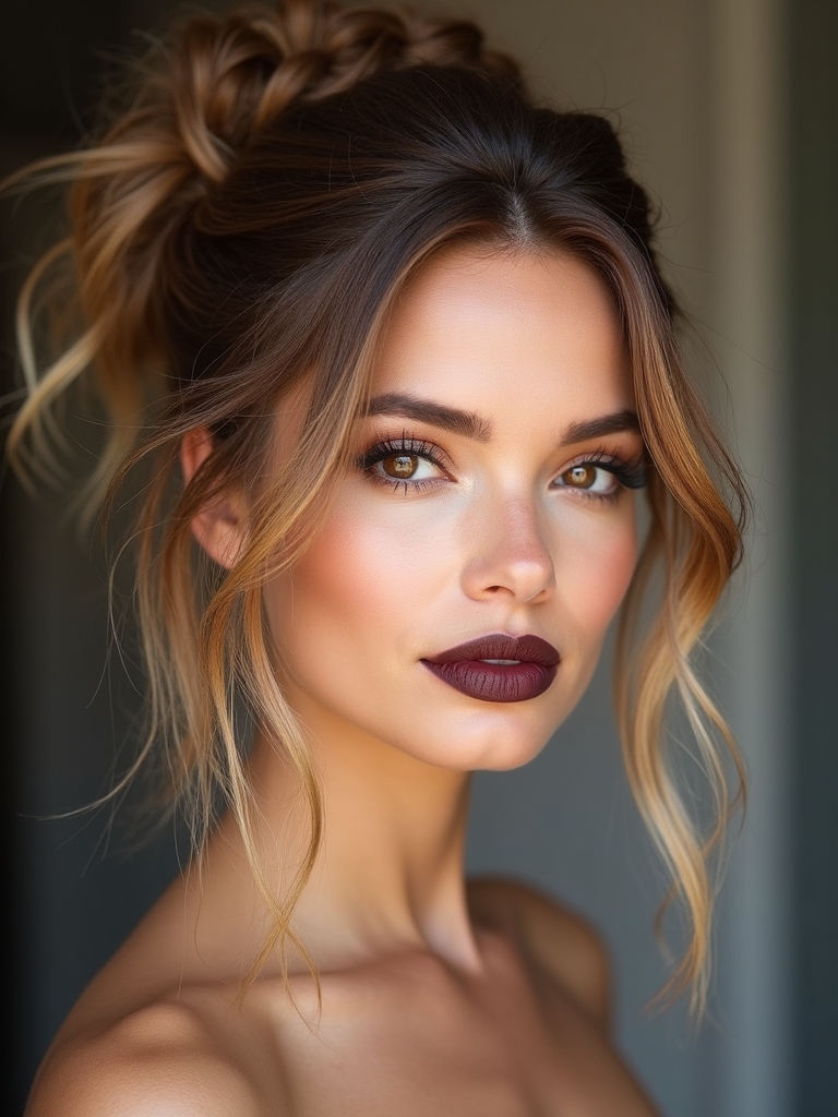 loose textured elegant chignon