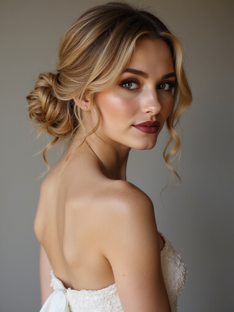 loose textured twisted low knot