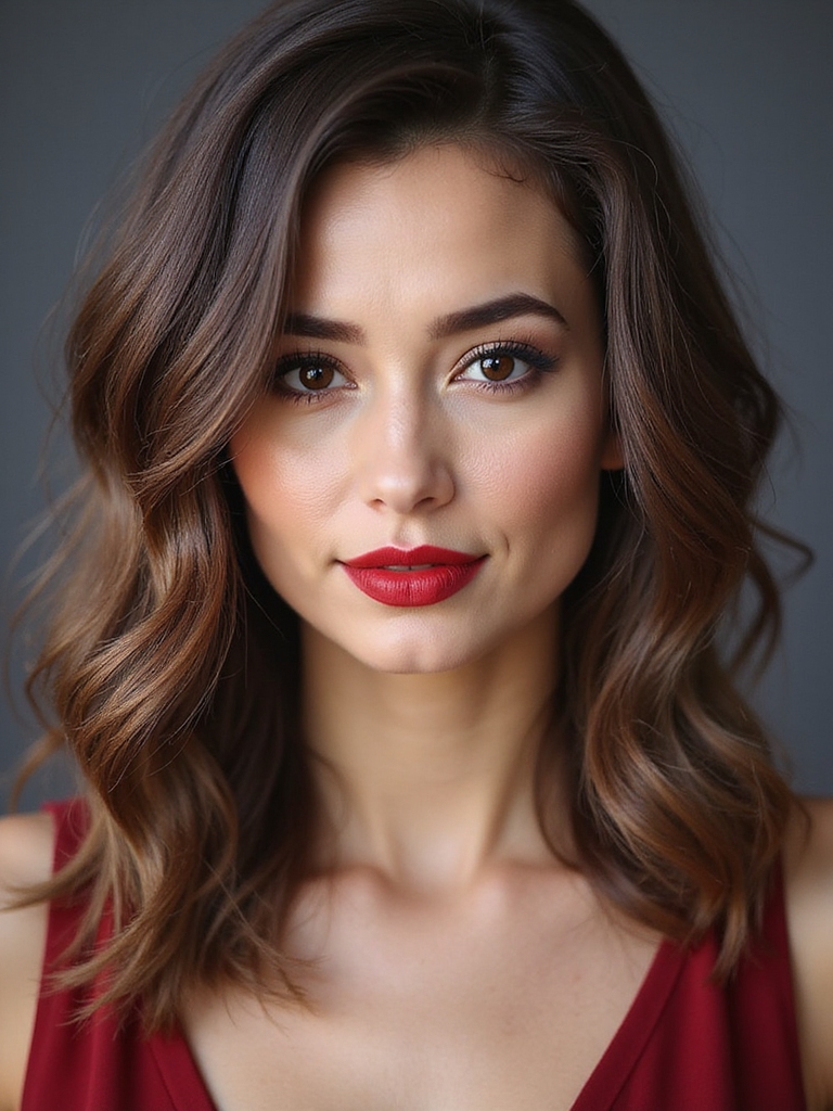 loose waves soft braids