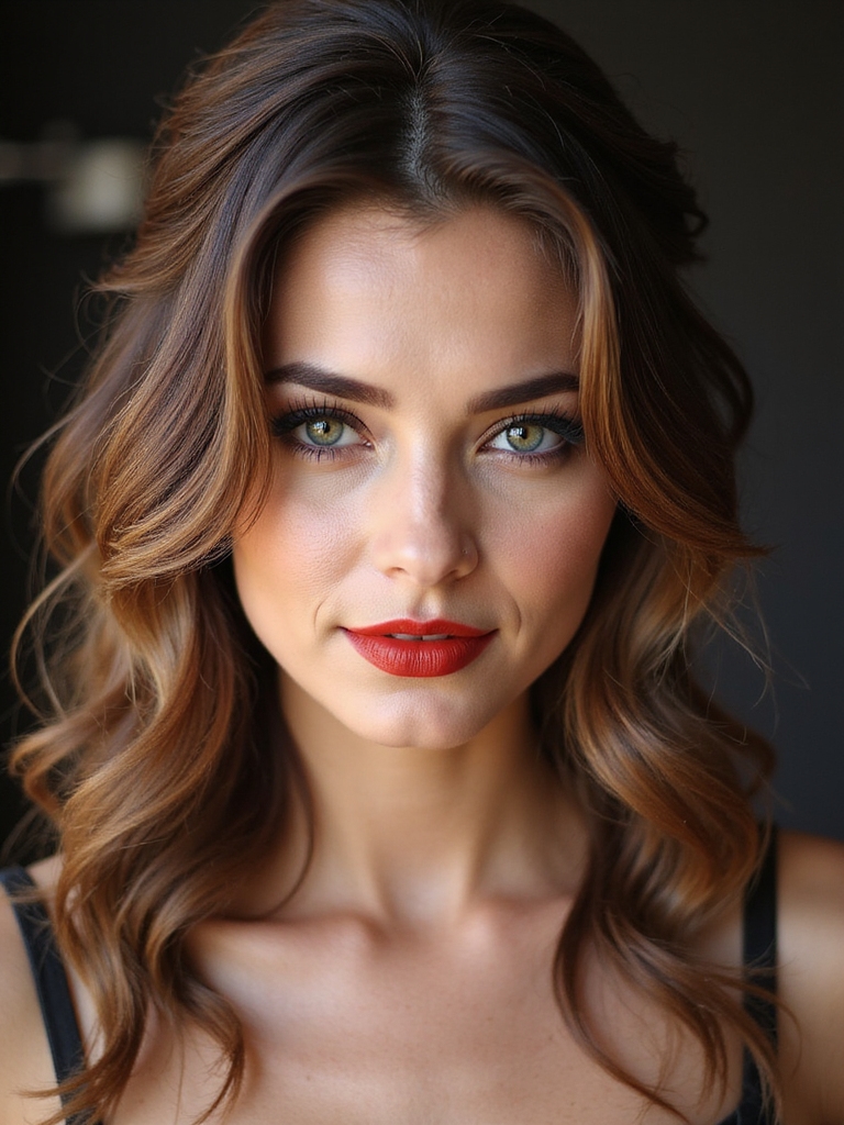 low textured bun face framing