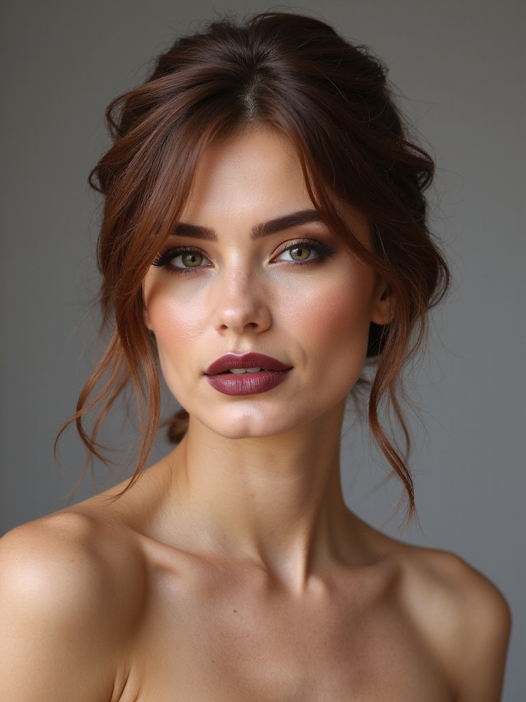 low twisted bun elegance