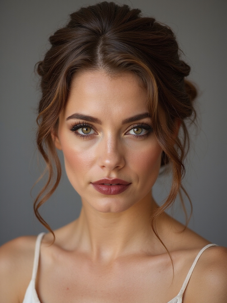 medium length bridesmaid hairstyles