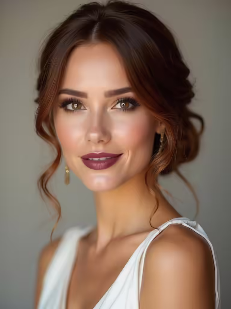 minimal elegant bridesmaid hairstyles
