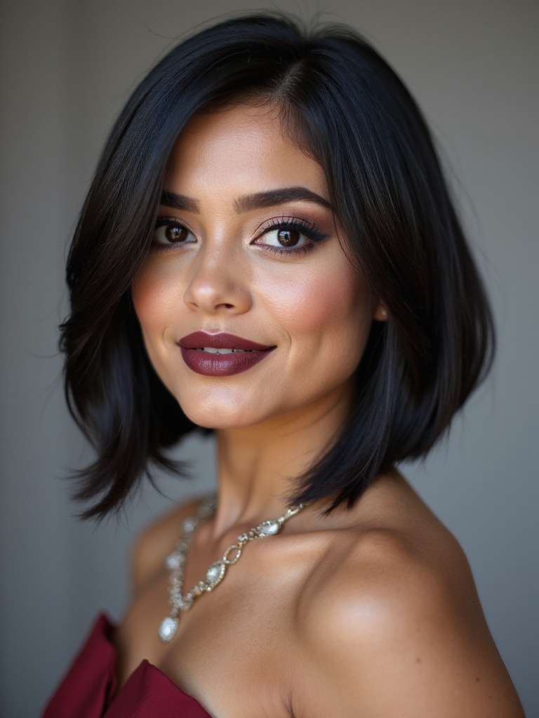 mirror smooth sculpted sleek bob