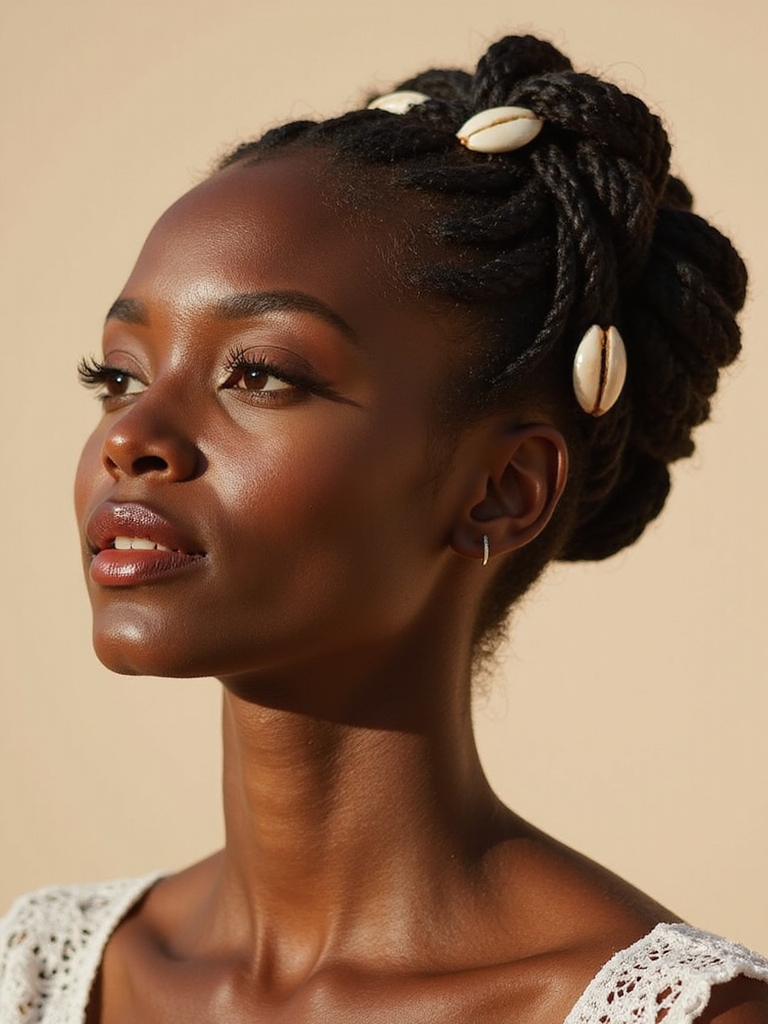 modern african bridal haircraft