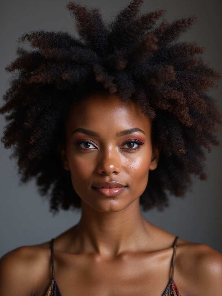natural afro bridal hairstyles