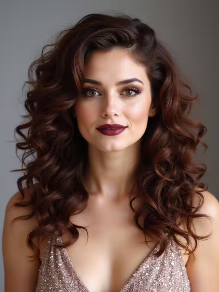 natural curly bridesmaid styles