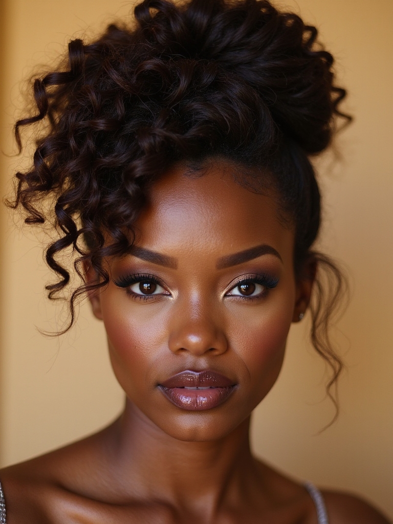 natural hairstyles for brides