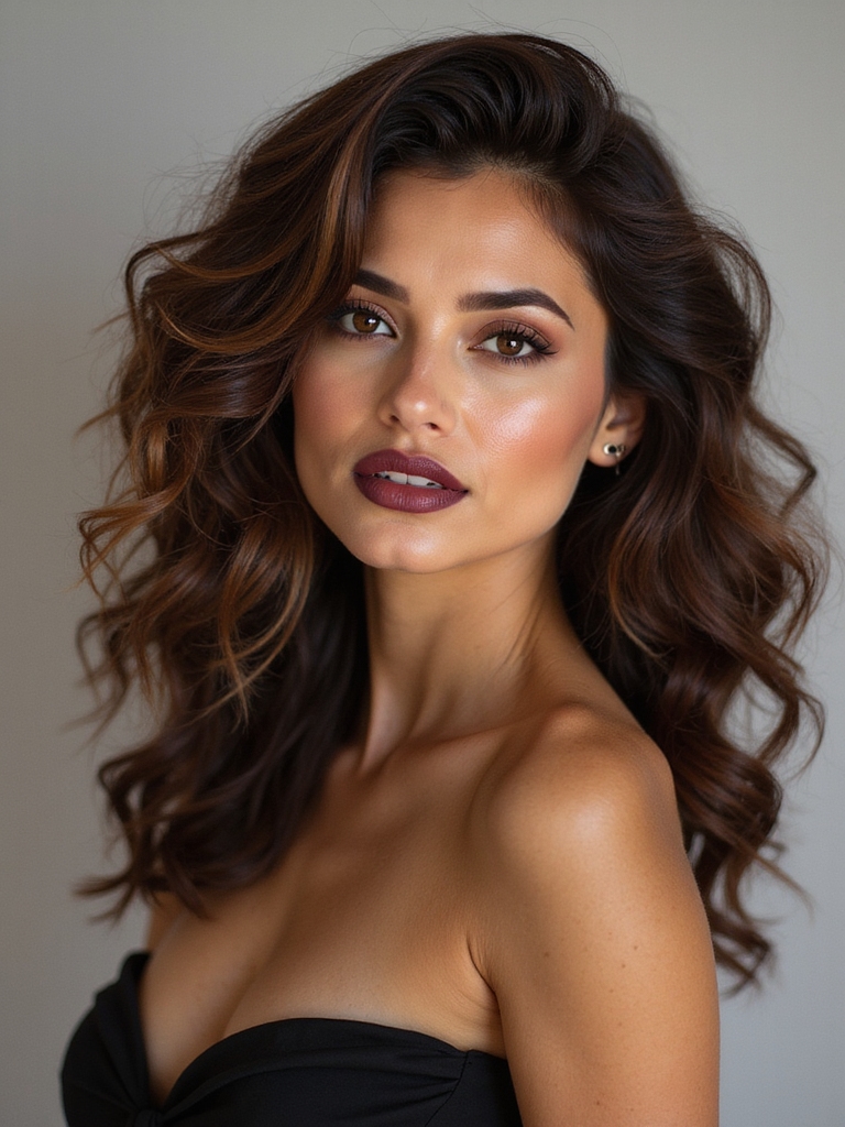natural relaxed romantic loose curls