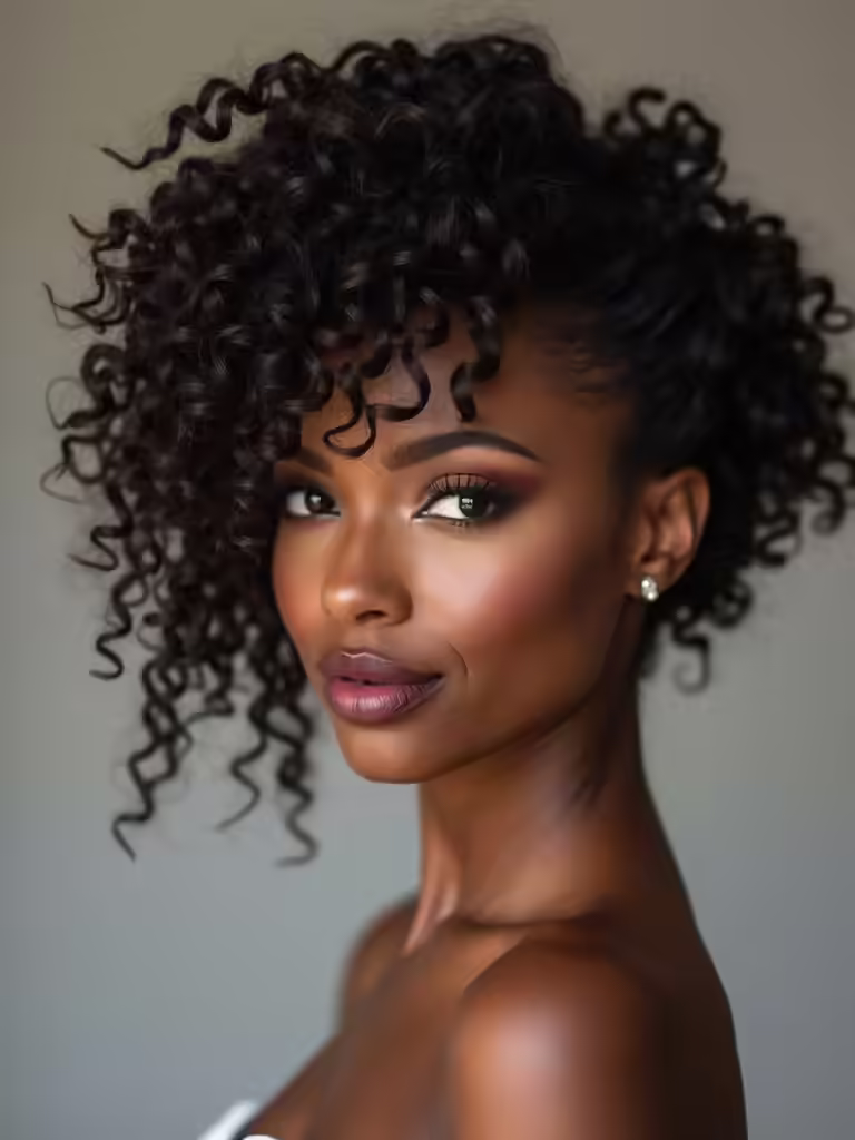 natural textured bridal hairstyles